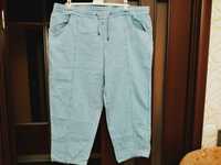 джинсы унисекс 62-64 большой размер на резинке батал пояс 120-128 см