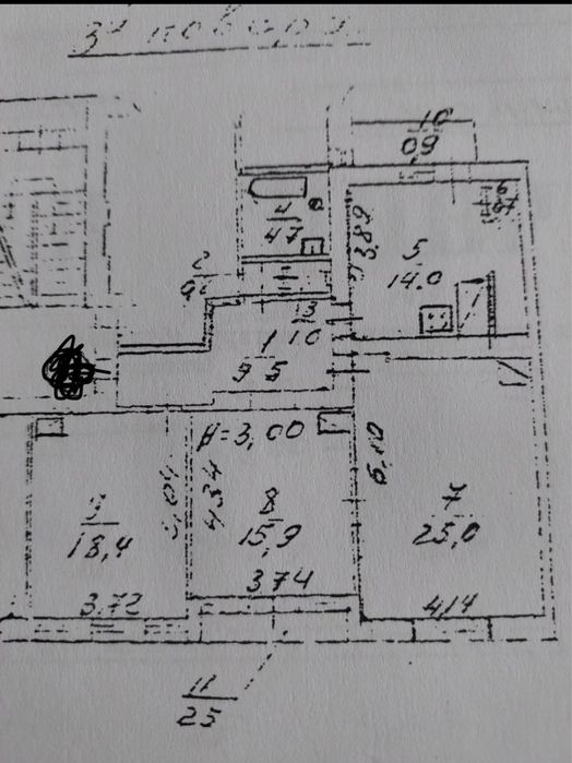 Продаж 3 кімн  квартира вул. Вітовського Д. Центр