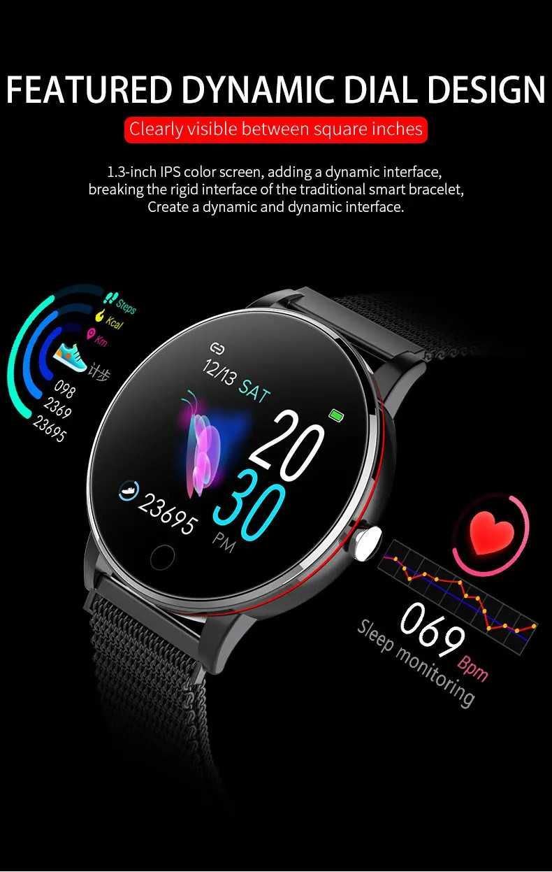 Smartwatch XANES® Y9 Resistente à Água Ecrã de 1,3 pol.