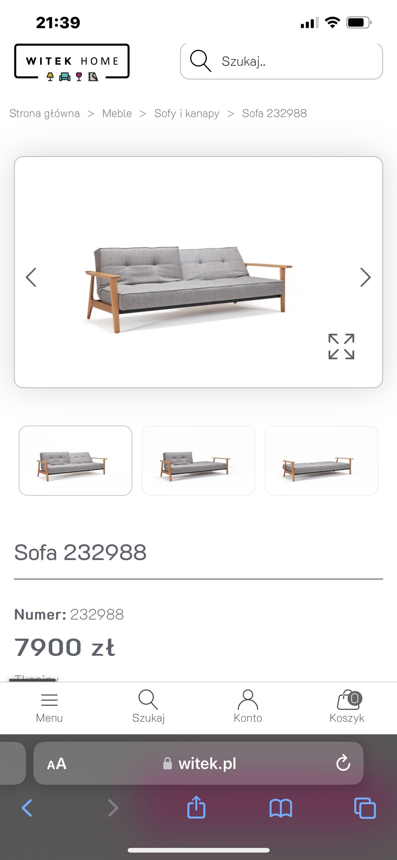 Sofa Splitback Z Podłokietnikami Innovation