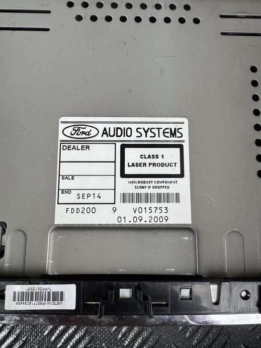Oryginalne radio ford focus mk2 z kodem!