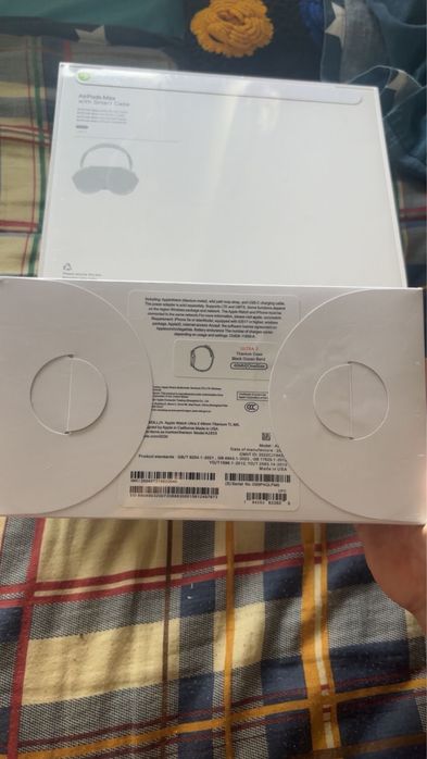 Apple wacth ultra serie 2 e airpod max