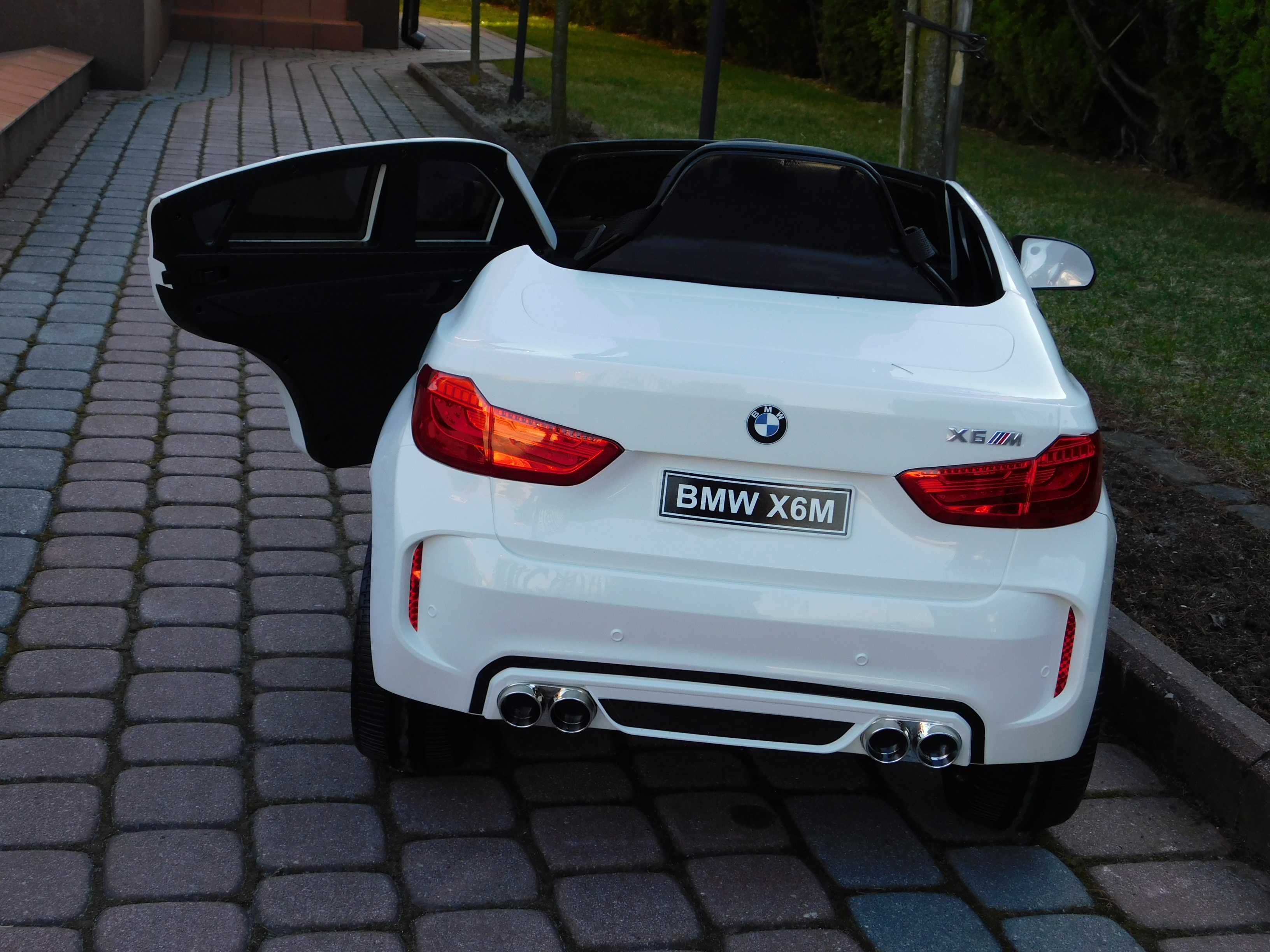 Samochód na Akumulator BMW X6 M F16 Skóra EVA 90 Watt auto dla dziecka