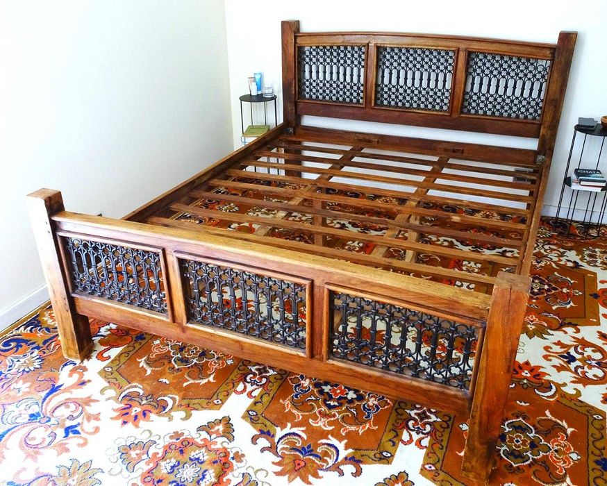 Komplet mebli do sypialni - łóżko 160x200 + 2 szafki z AlmiDecor