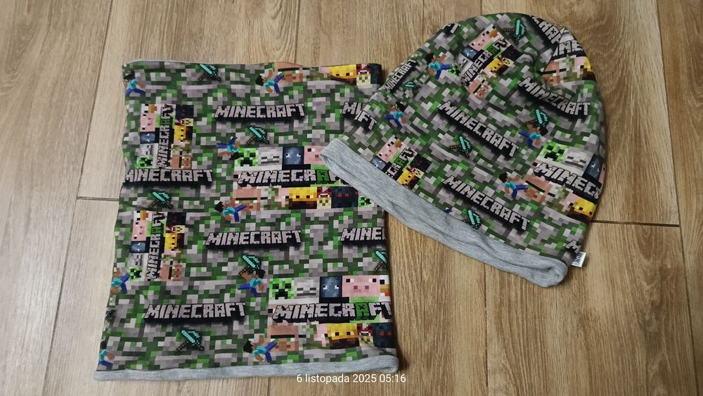 Czapka i komin Minecraft