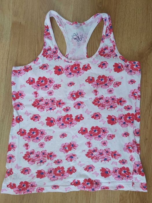 Top w kwiaty rozmiar L