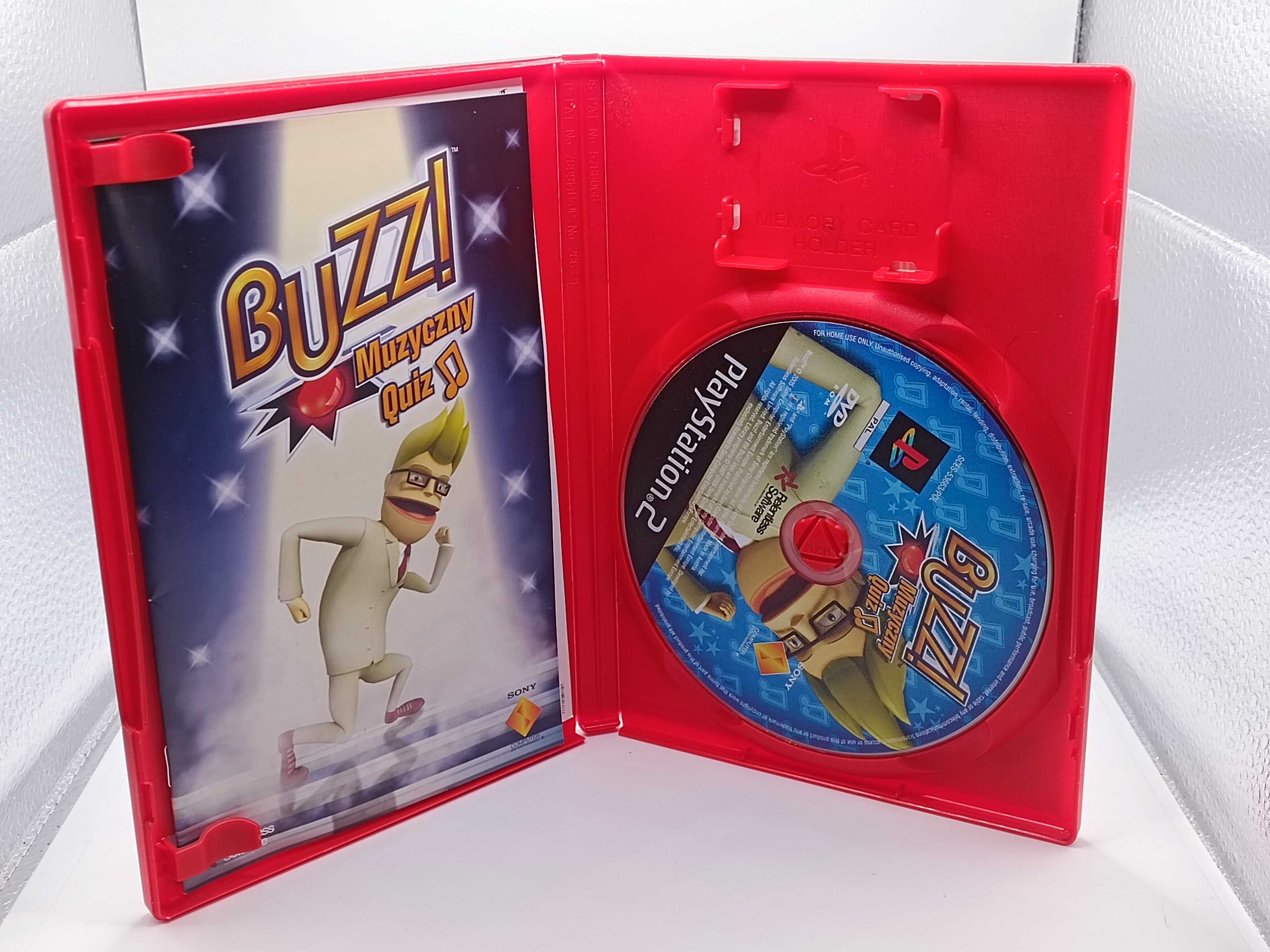 GRA Buzz! Muzyczny Quiz Buzz Muzyczny Quiz Wersja PL NA PS2 233/03/25s