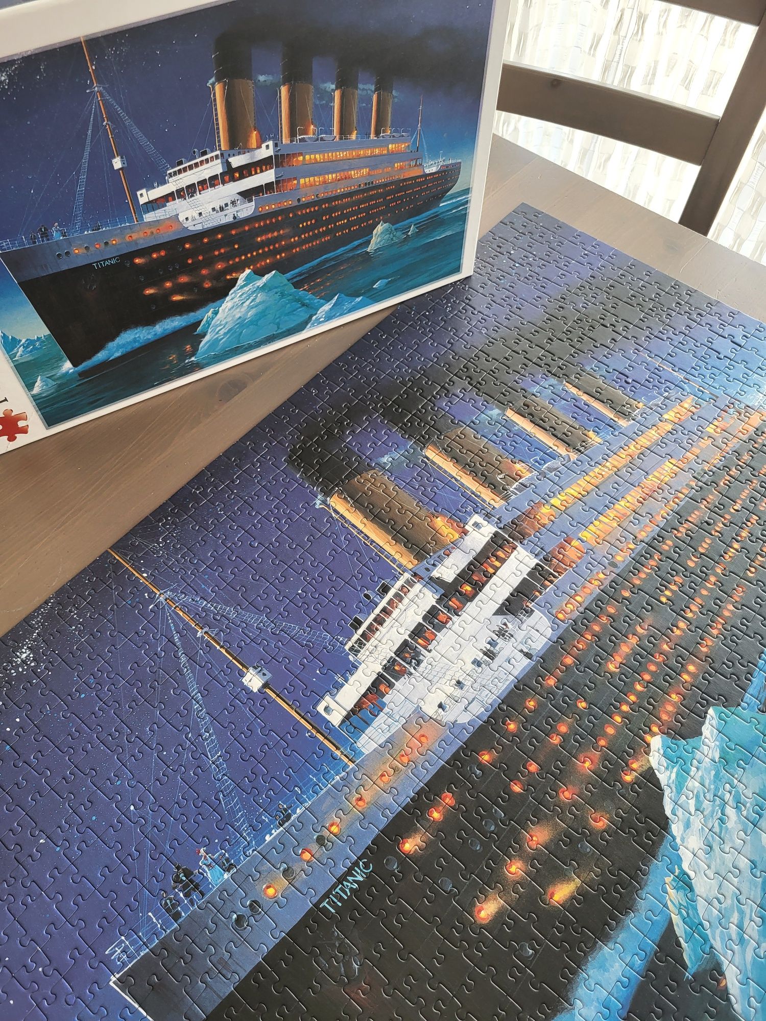 Puzzle 1000 elementów titanic trefl