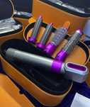 Фен Дайсон для волосся 5в1! Стайлер dyson з 5 НАСАДКАМИ + кожаний кейс