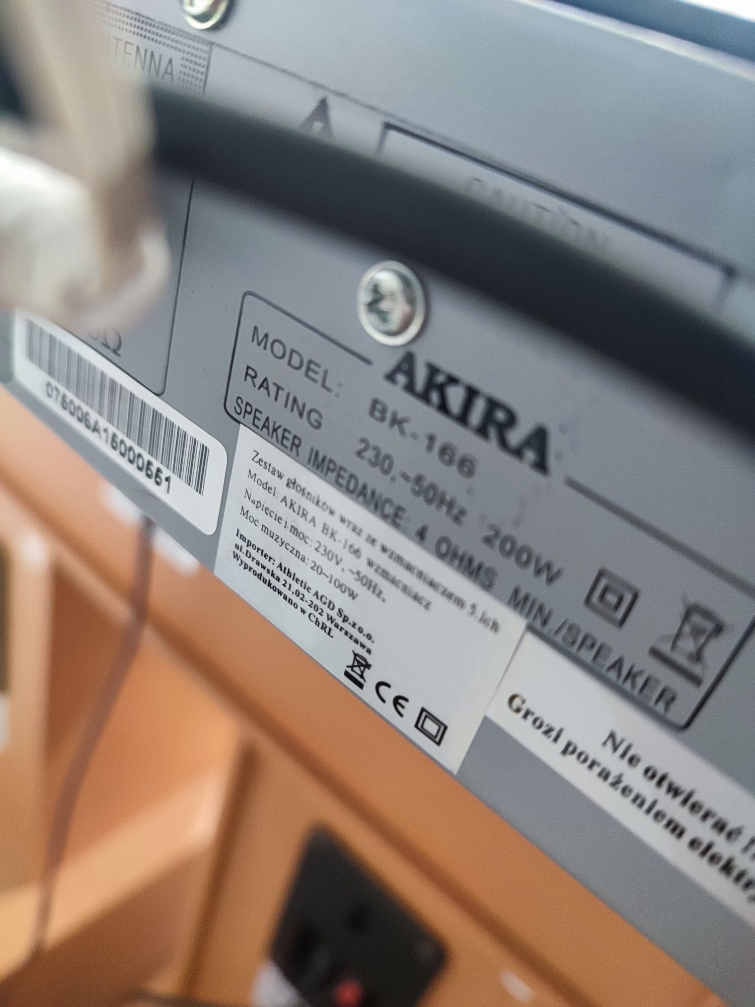 Kino domowe akira bk-166 zestaw