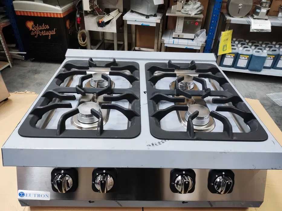 Fogão Industrial 4 Bocas de bancada- NOVO
