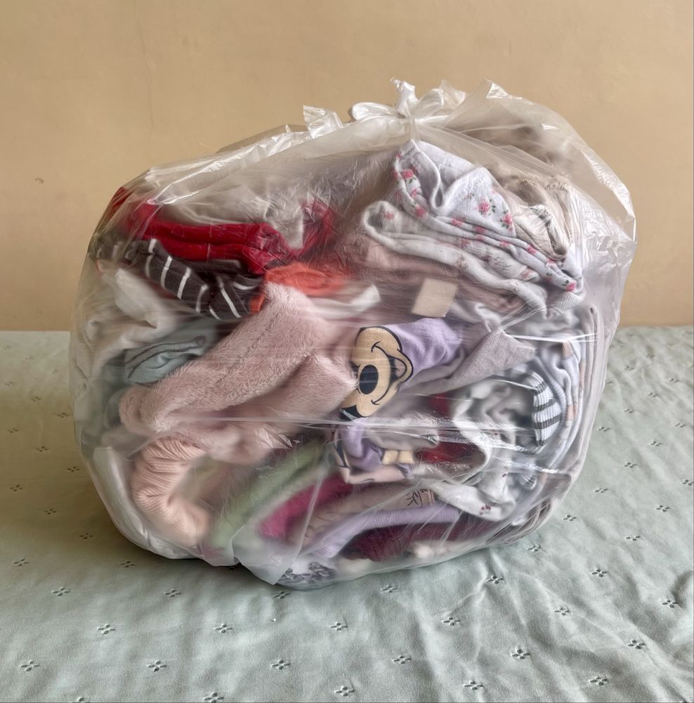 Paka paczka ubranek dla dziewczynki niemowlaka 74 68 Newbie H&M Tu