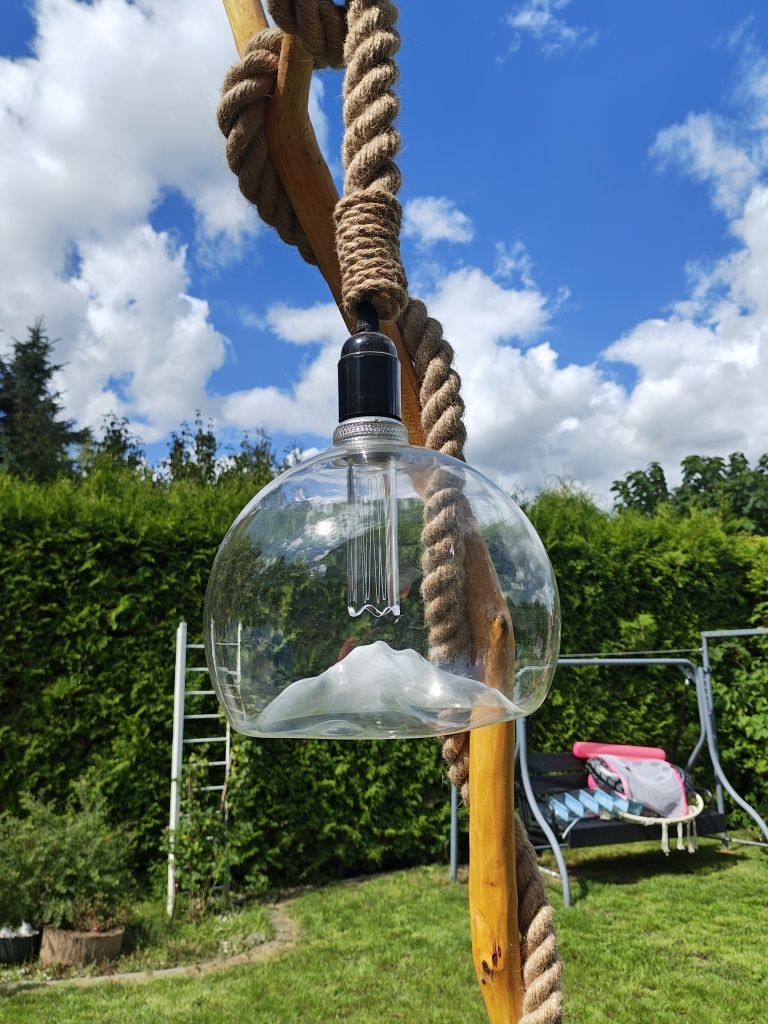 Sprzedam lampę z drewna