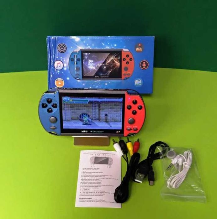 Игровая приставка X7 плюс беспроводная с встроенными играми консоль
