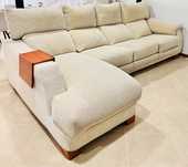Sofá com chaise longue