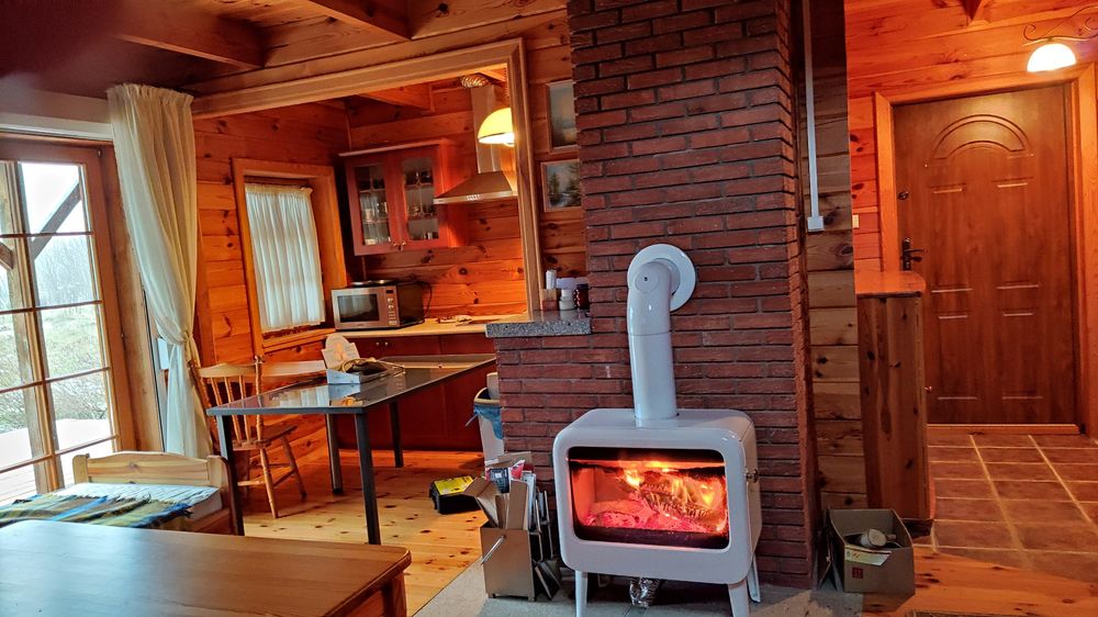 Całoroczny domek Mazury Pelnik nad jeziorem Isąg, molo