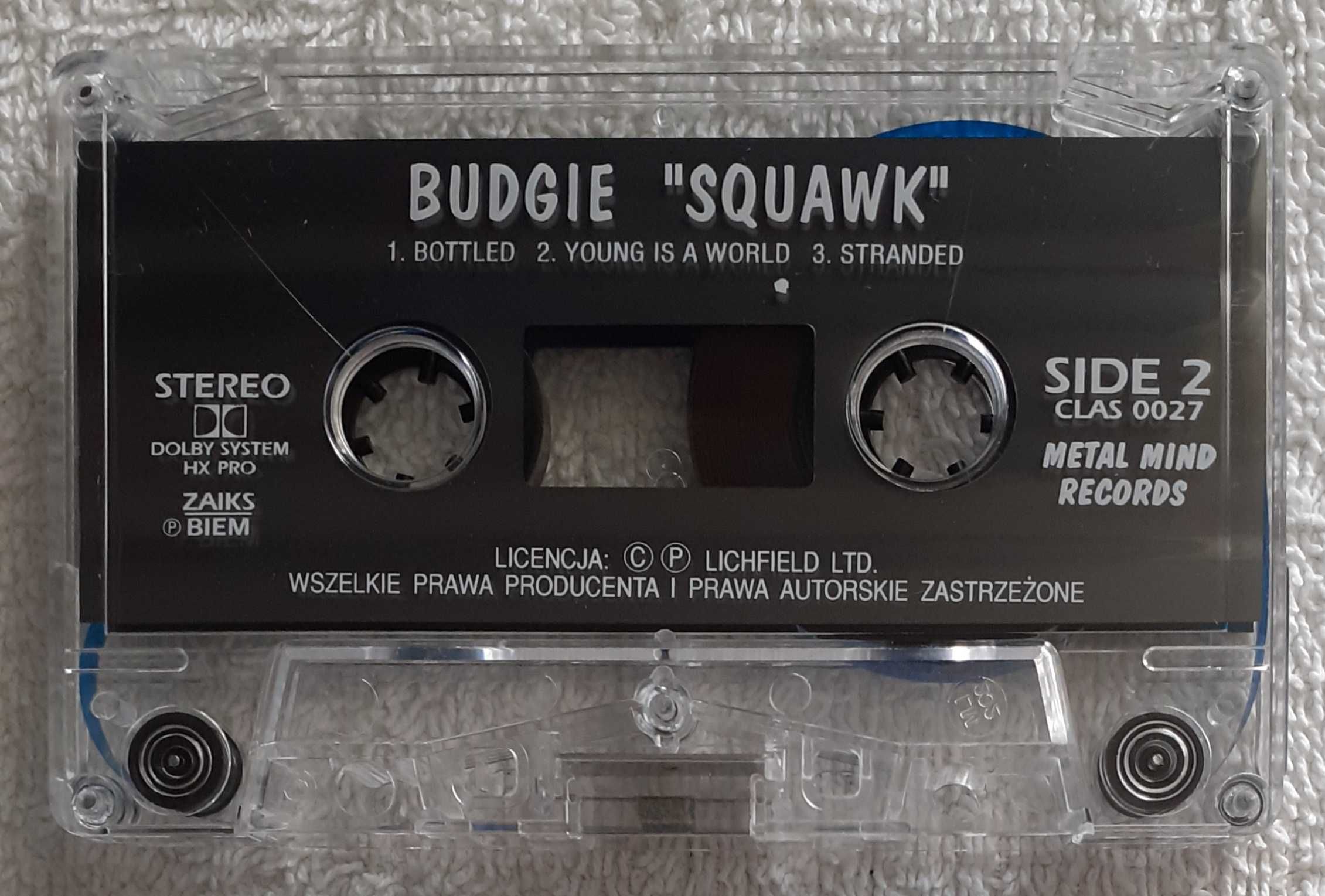Budgie – Squawk (Cassette, Album)