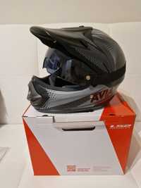 Kask cross enduro LS2 Aviator junior rozmiar S 54-56cm