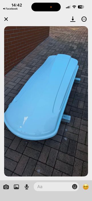 Box dachowy AMOS Trawel Pack 440 bialy