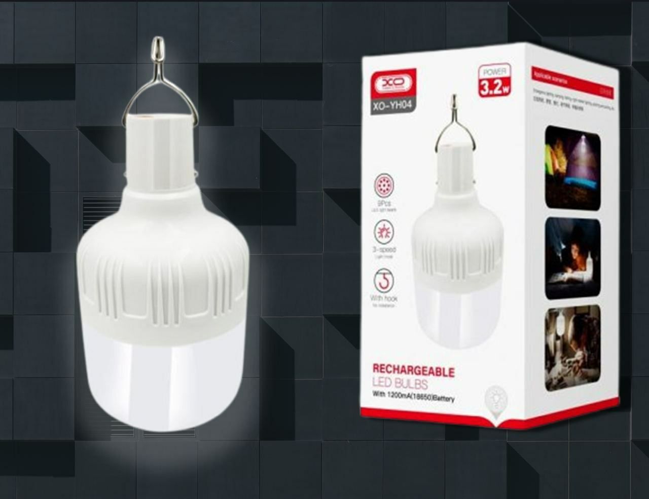 Лампа для кемпінгу XO YH04 LED Lamp 1200mAh