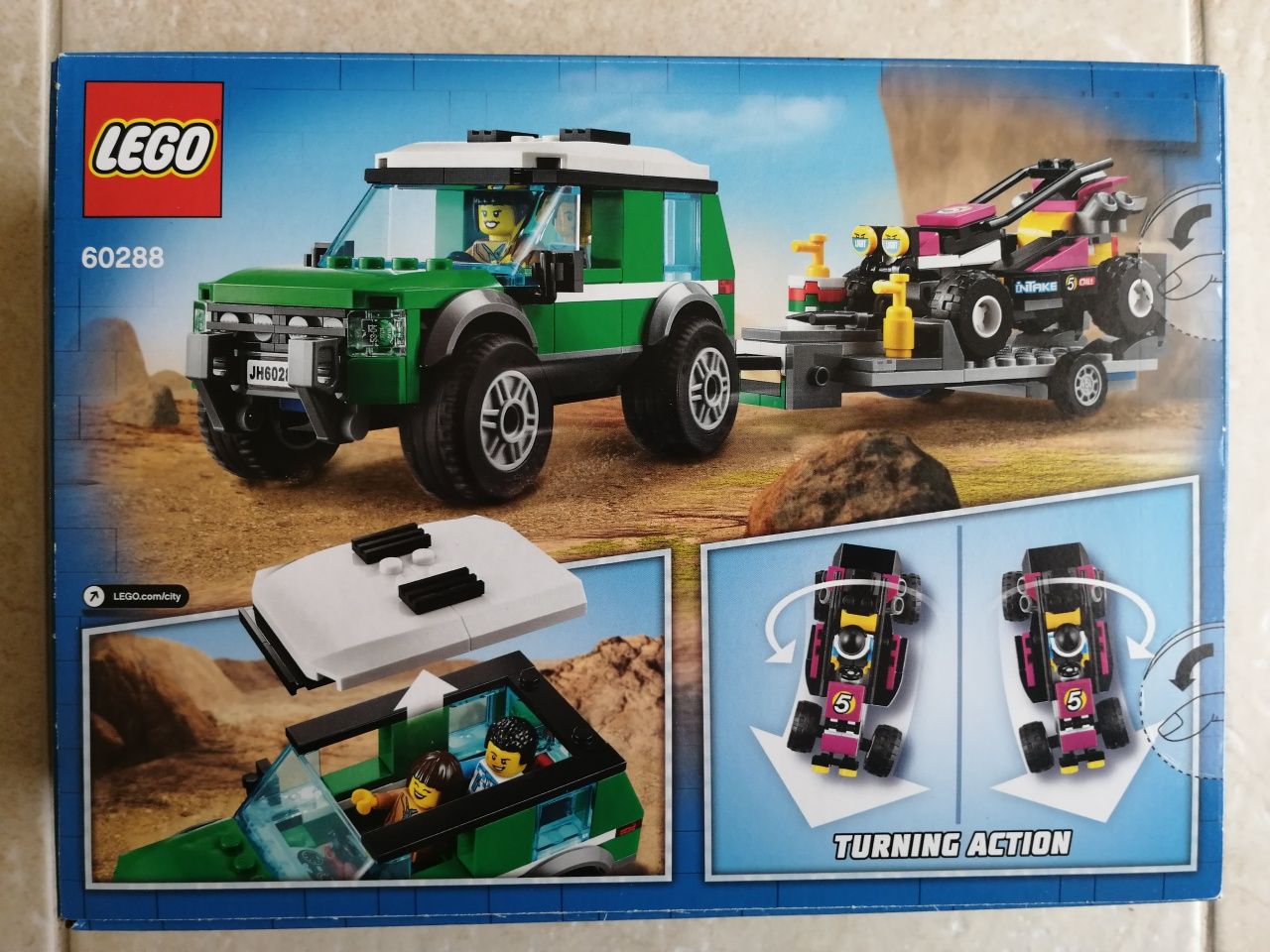Klocki Lego City 60288 Transporter łazika wyścigowego NOWE