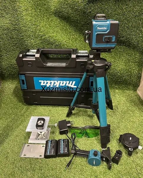 Акумуляторний лазерний Makita нівелір SK700GDZ 4D-16променів