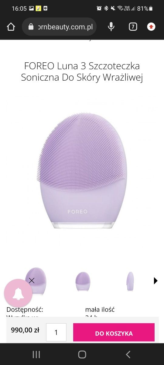 FOREO Luna 3  sprzedam