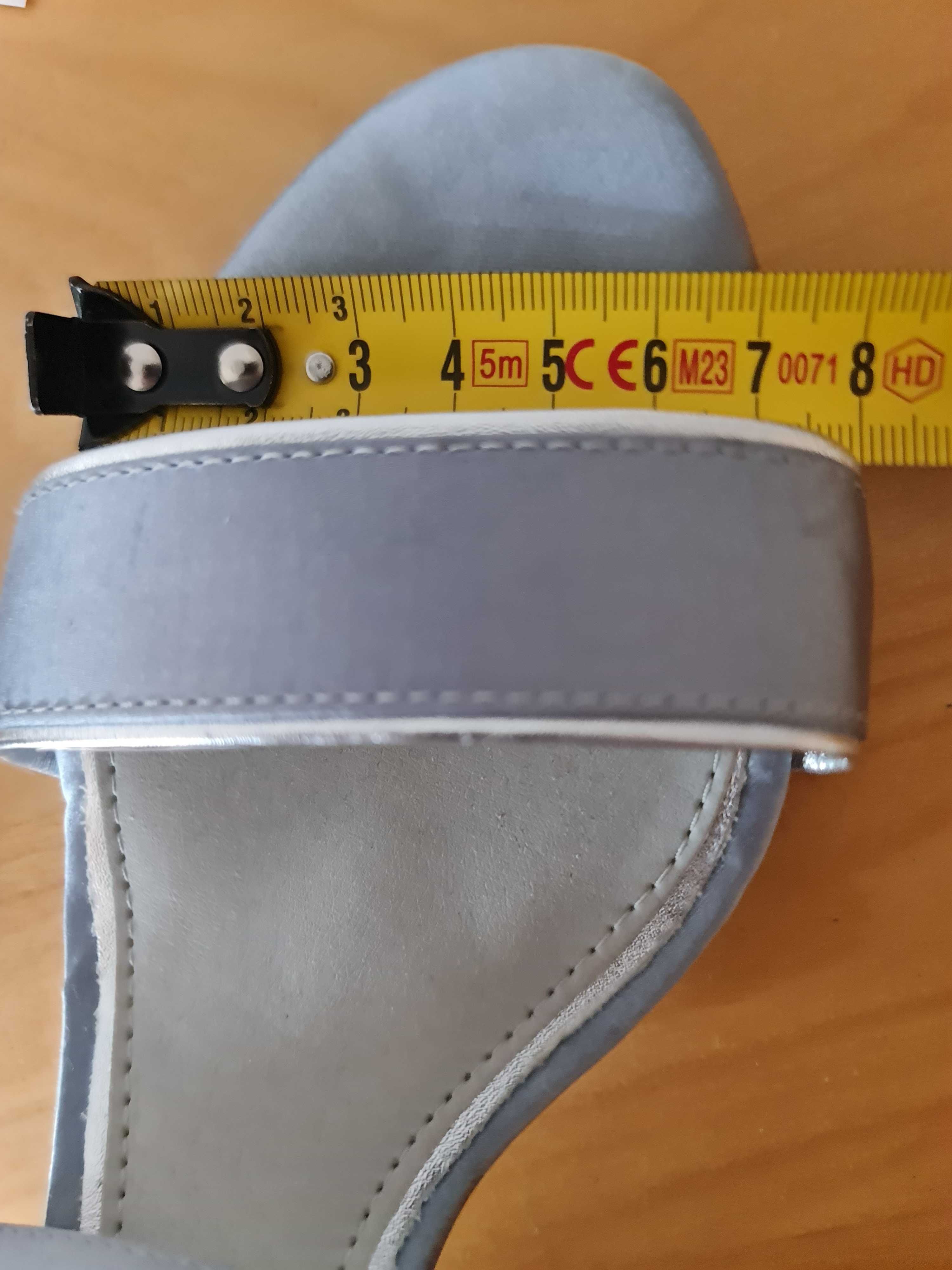 Marco Tozzi * eleganckie sandały na obcasie * 38/24,5 cm