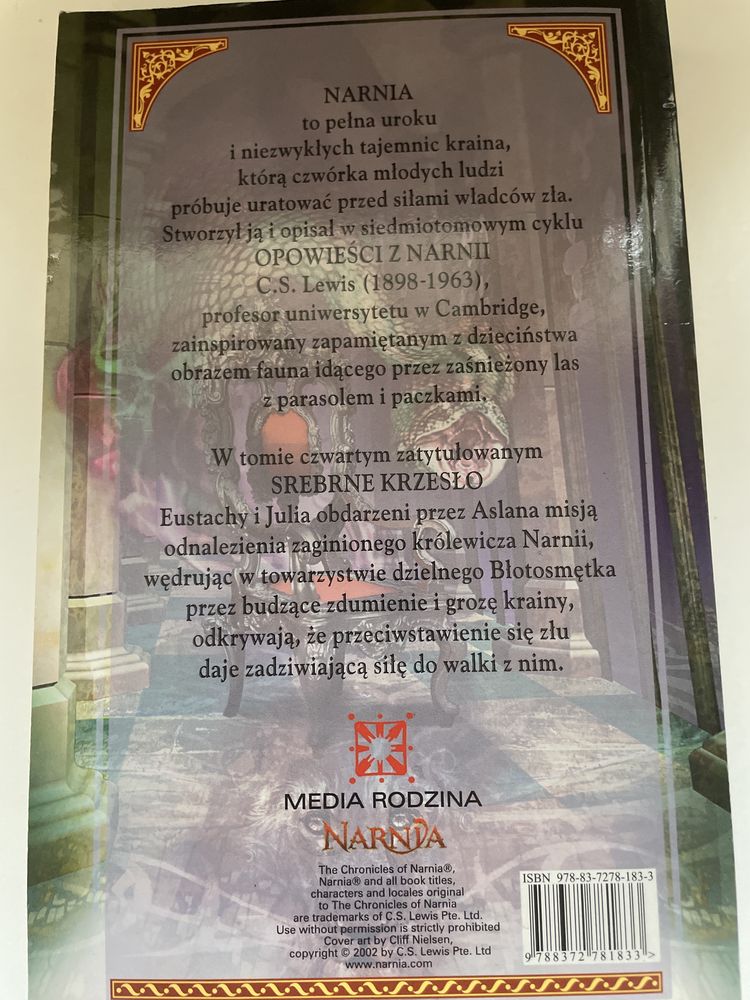 C.S. Lewis Opowieści z Narnii Srebrne krzesło