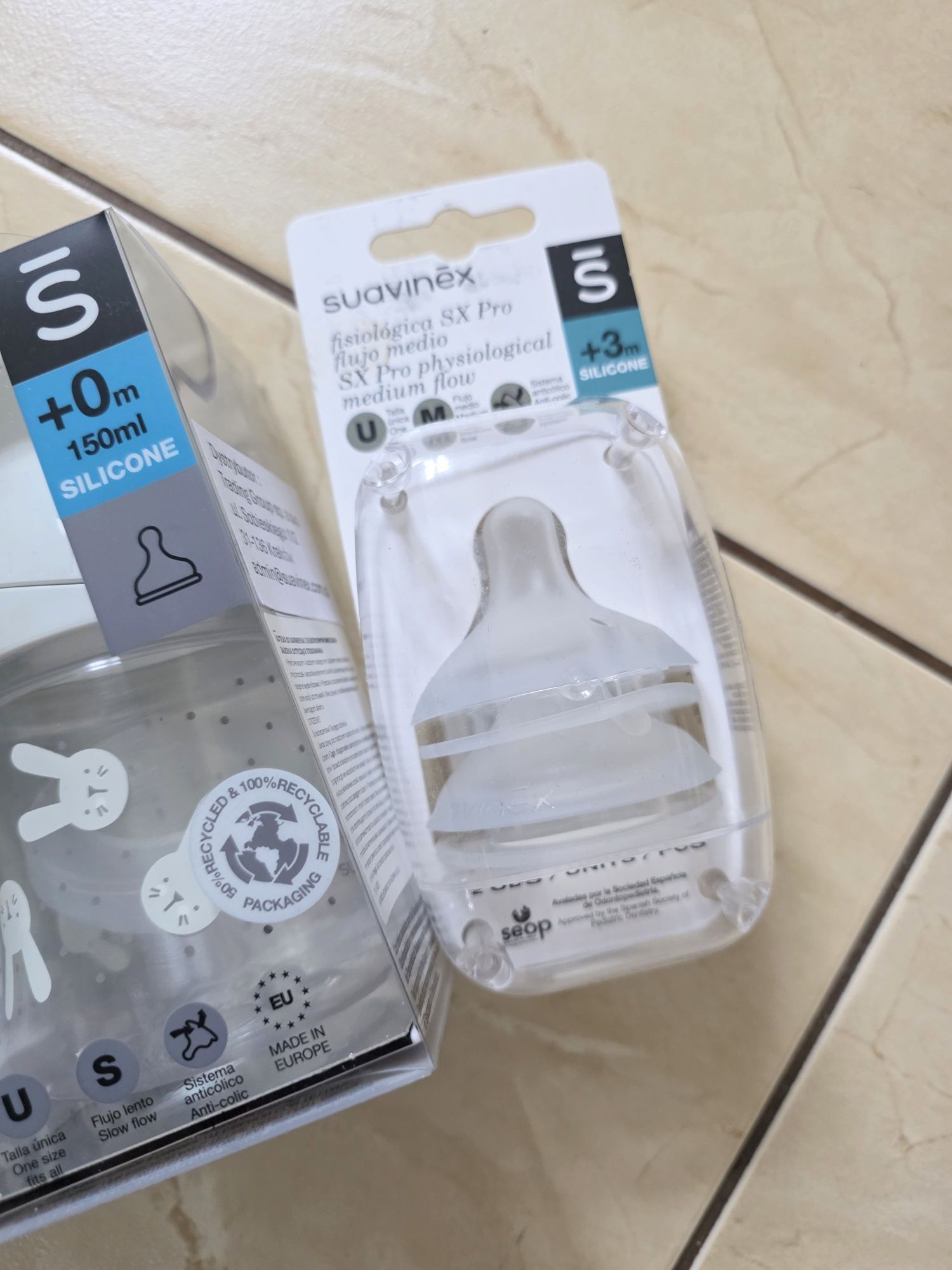 Suavinex SX Pro 2x butelka + smoczki
