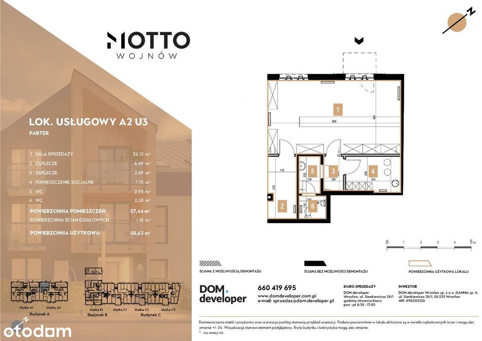 Atrakcyjny Lokal Usługowy - Wrocław Wojnów