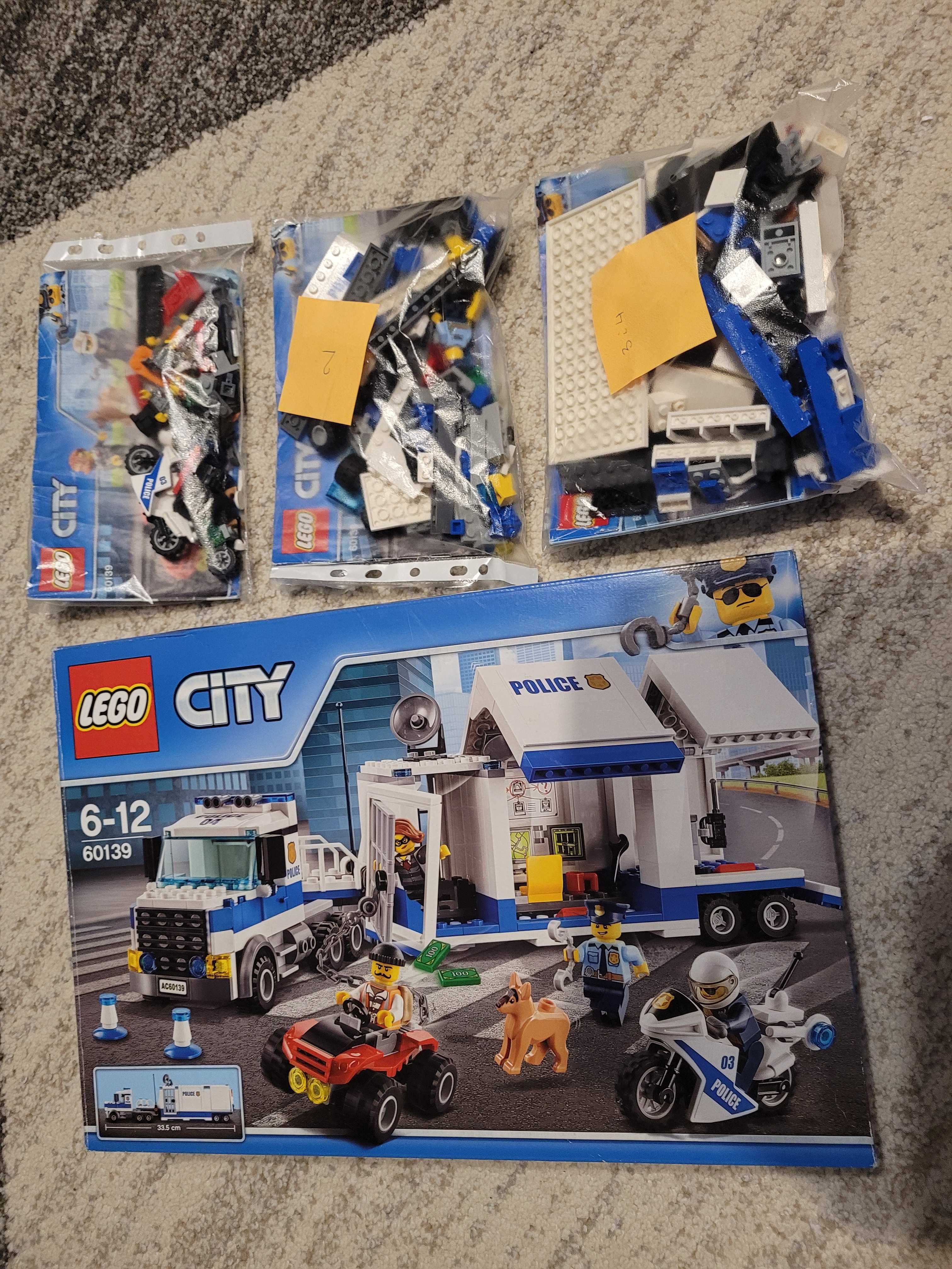 Klocki Lego City Mobilne Centrum  Dowodzenia Policja 60139