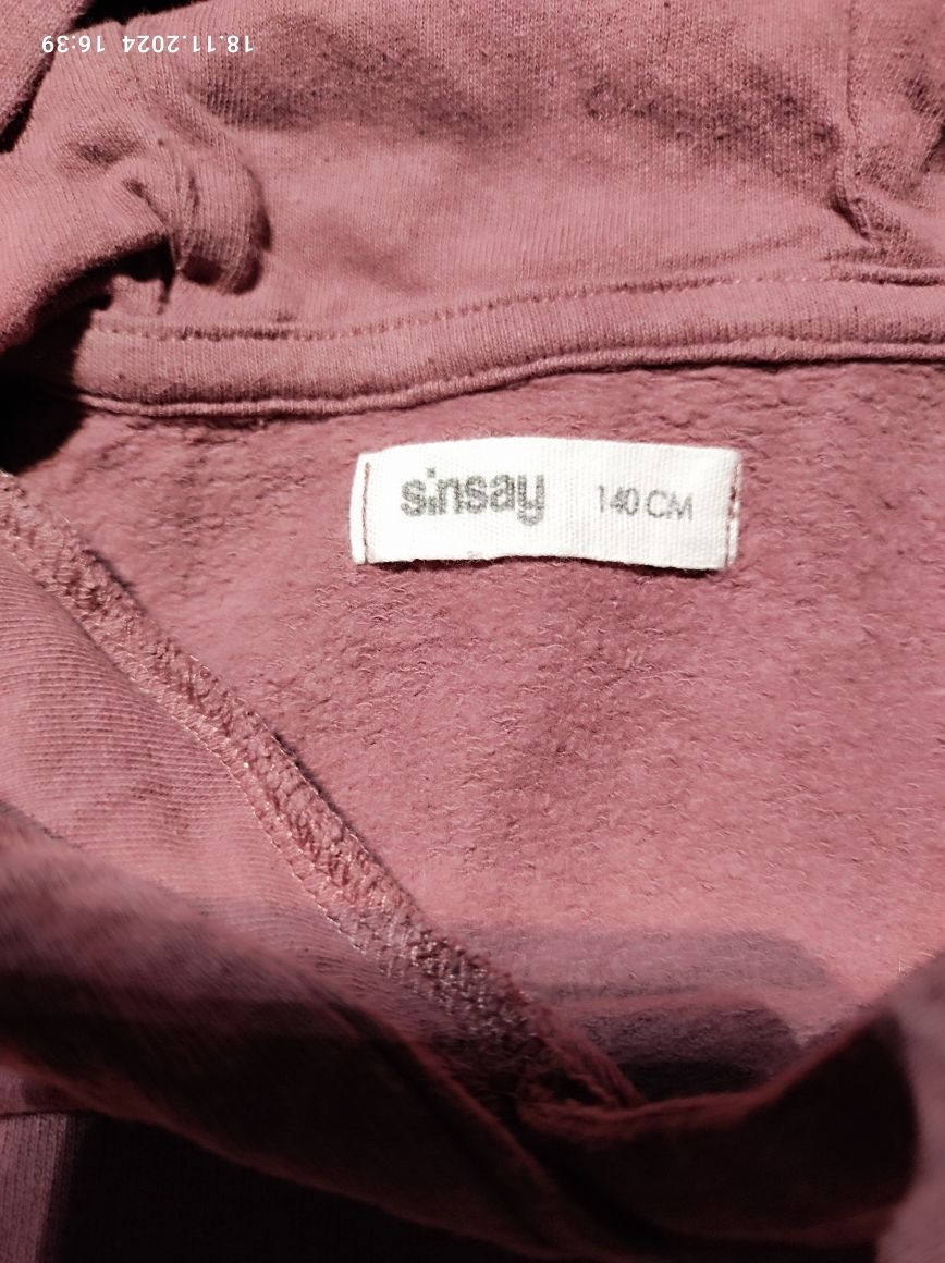 Rozm.140 bluza dla dziewczynki Sinsay
