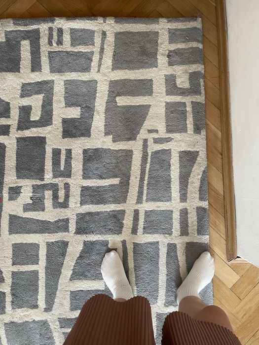 Dywan wełniany ręcznie szyty