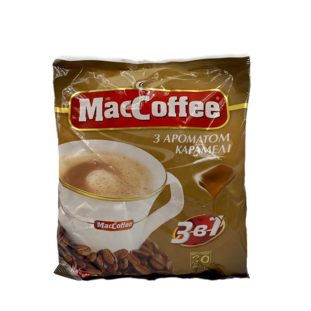 MacCoffe "3 в 1" с ароматом карамели 20 стиков