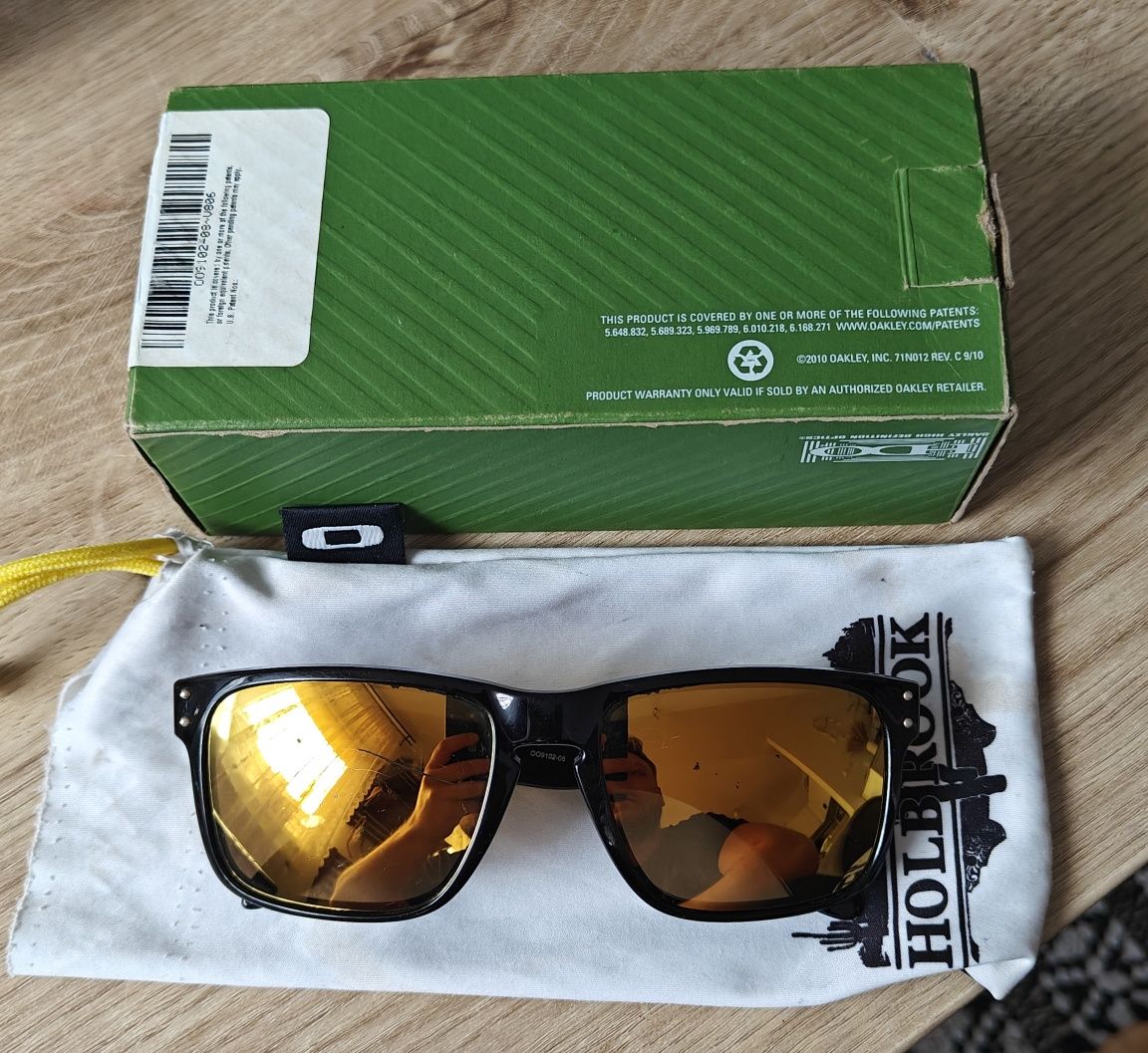 Okulary Oakley Holbrook Blk w/24k Irid