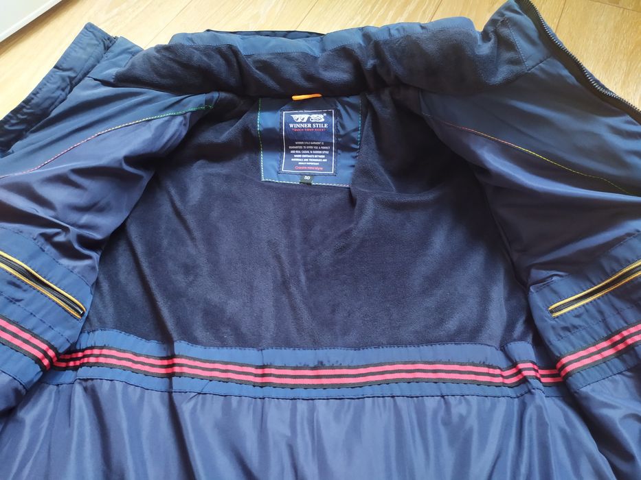 Куртка чоловіча, довга, пальто зимове, L