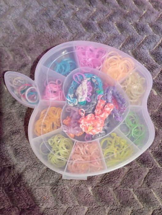 Мини наборы резинок rainbow loom