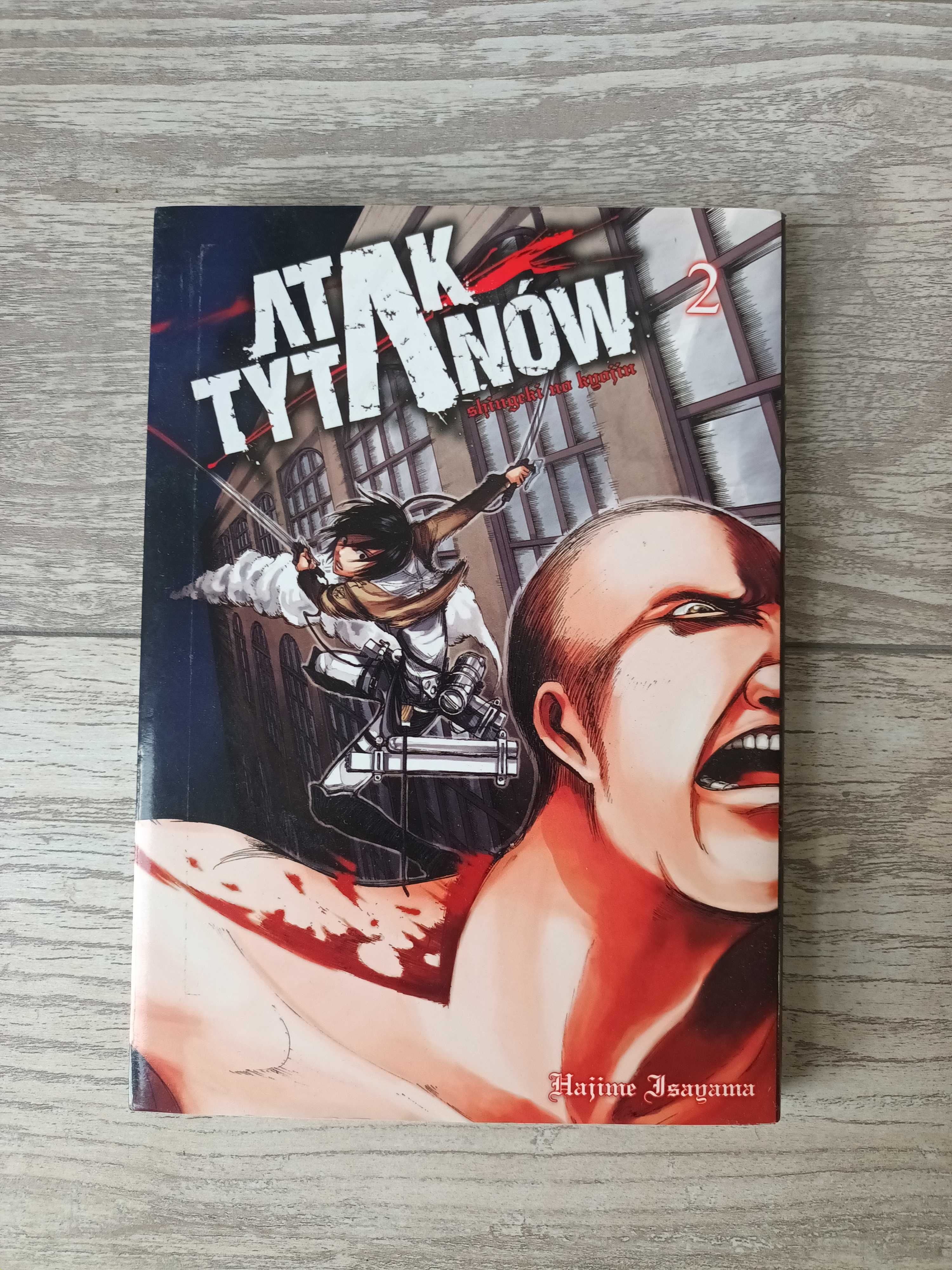 Manga Atak Tytanów tom 1 i 2 – zestaw