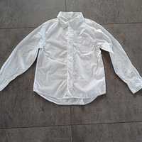 Koszula elegancka, biała dla chłopca, firmy H&M, rozmiar 134cm