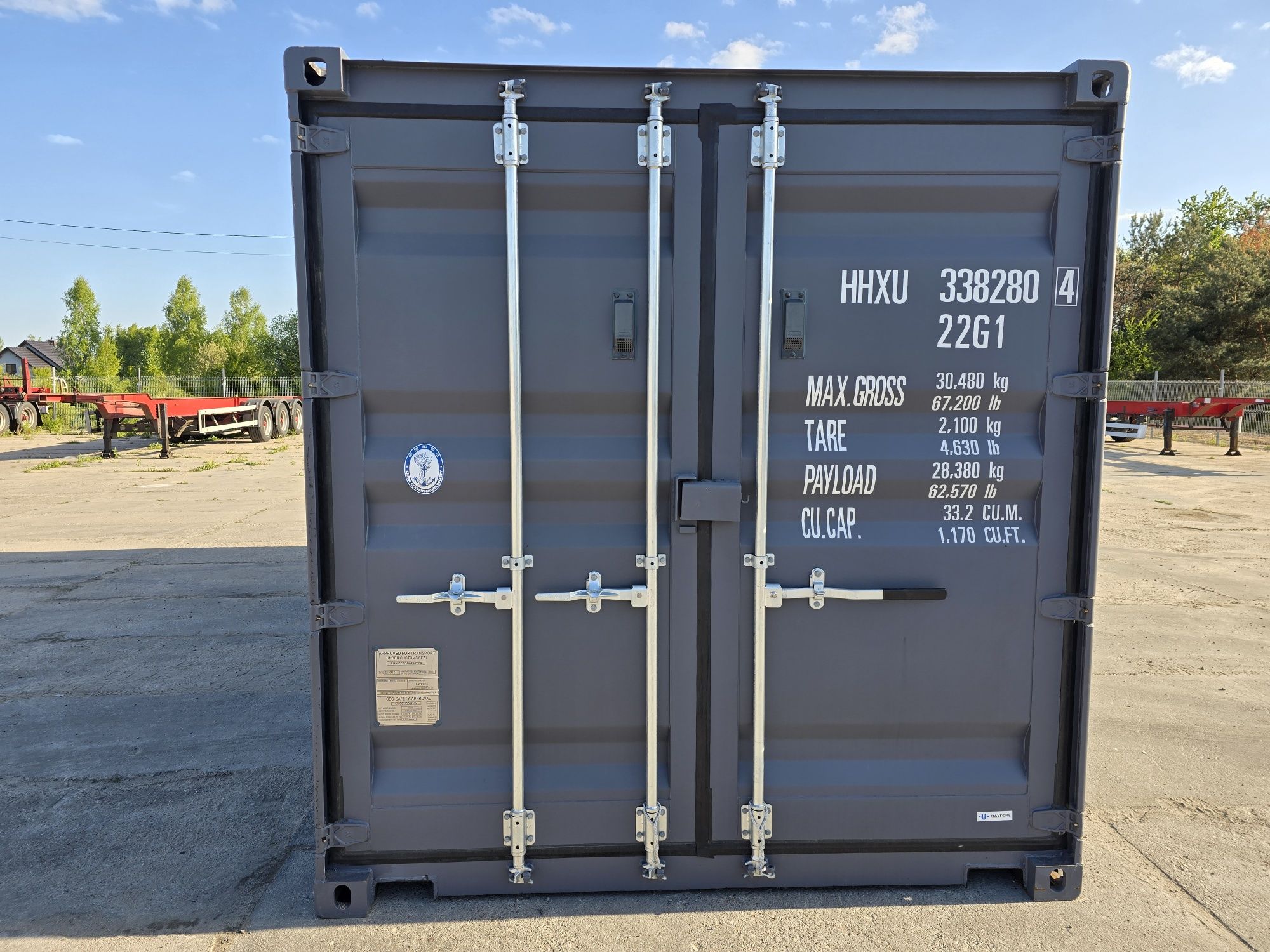 Nowy Kontener 20 DV One Way + Transport + Dźwig w cenie