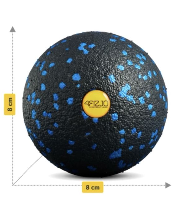 Piłeczka do masażu EPP 8 cm niebieska - nowa