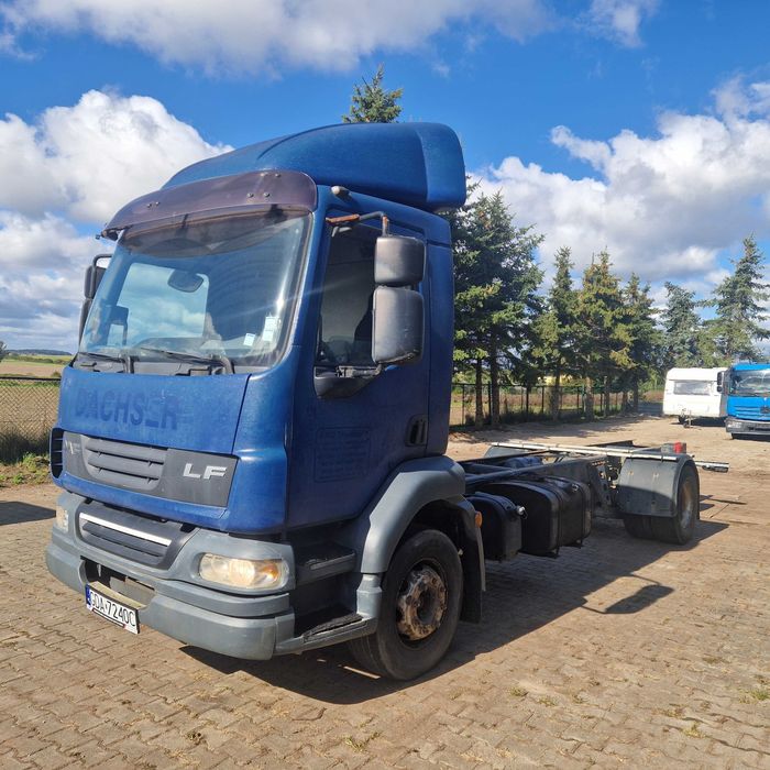 Daf LF55 dmc 12000 kg długa rama do zabudowy laweta kontener Euro 5