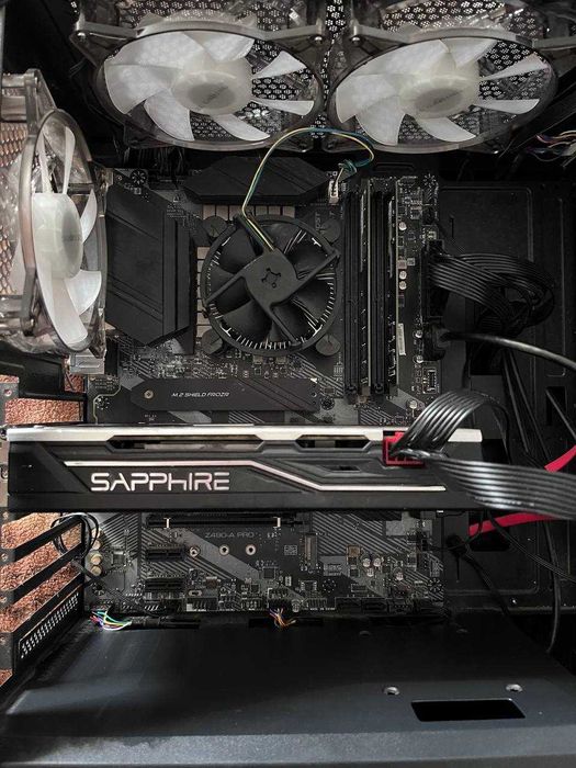 Комплект материнська плата msi z490 a-pro, процесор i5 10400