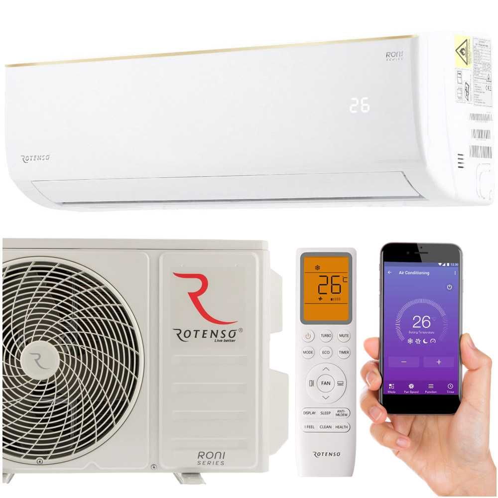 Klimatyzator do domu, grzanie i chłodzenie Rotenso Roni 3,4kW 40 m2