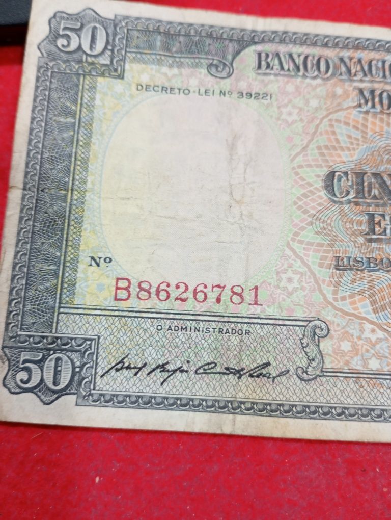 Nota de 50 escudos Moçambique