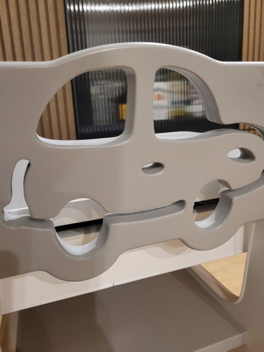 Stolik i krzesełko dziecięce biało szare