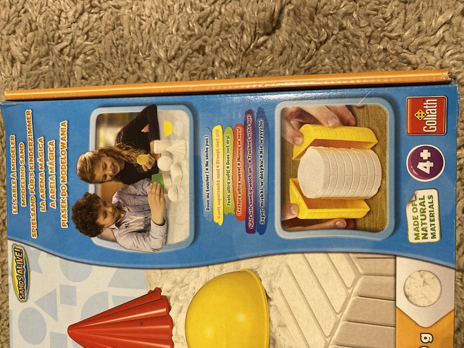 Brinquedo Areia Cinética ou Areia Mágica