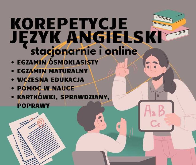 Korepetycje język angielski
