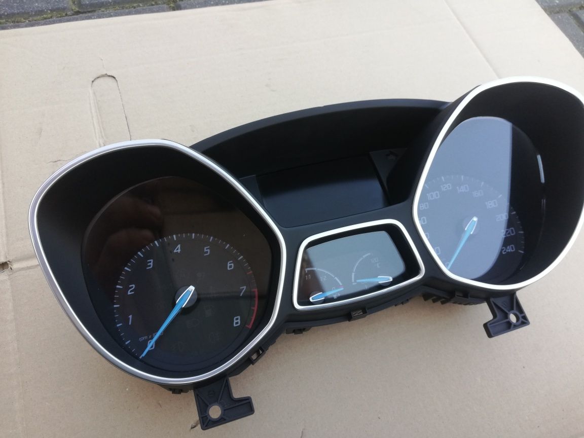 Licznik zegary Ford Focus mk3 III C-max mk2 Kuga benzyna duży wyświetl